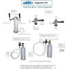 imageSummit 24quot Wine ampamp Beer Kegerator Combination Dual Tap Kit ADA Compliant Stainless Steel SBC58BLBIADATWINBW