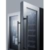 imageSummit 30 Wine CellarBeverage Center Combination Unit 33 Bottle Capacity 58 cuft Capacity BuiltIn Commercial Beverage Center French Doors Stainless Steel SWBV3067B