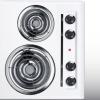 imageSummit 30quot 4 Burner Electric Cooktop 230 Volt Coil Electric Cooktop White WEL05white