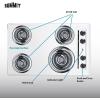 imageSummit 30quot 4 Burner Electric Cooktop 230 Volt Coil Electric Cooktop White WEL05white