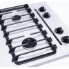 imageSummit 30quot 4 Burner Gas Cooktop Sealed Burners White Cast Iron Grates Made in the USA WTL053SWhite