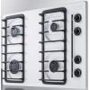 imageSummit 30quot 4 Burner Gas Cooktop Sealed Burners White Cast Iron Grates Made in the USA WTL053SWhite
