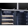 imageSummit 30quot Combination Wine Cellar ampamp Beer Kegerator Outdoor Wine Cellar Outdoor Beer Kegerator 24 Bottle Capacity Builtin Stainless Steel SWBC3041Stainless Steel
