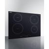 imageSummit 36quot Induction Cooktop 5 Cooking Zones 208240V Electric Cooktop ADA Compliant Design White SINC5B36WBlack