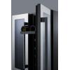 imageSummit ALFD24WBV 24quotquot ADA Compliant Dual Zone Beverage Center with 46 cu ft Capacity Digital Thermostats LED Lighting and Automatic Defrost in Stainless SteelBlack  Glass