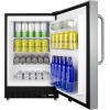 imageSummit Appliance ALFZ37BSSTBFROST 20quot Wide Beer Froster ADA Compliant BuiltIn Capable Stainless Steel Door Adjustable Thermostat 3quot Thick Door Magnetic Bottle Opener Manual DefrostStainless Steel