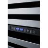 imageSummit Appliance ALWC532CSS 24quot Wide BuiltIn Wine Cellar ADA Compliant 46 Bottles Capacity Automatic Defrost FullExtension Shelving Two Temperature Zones Reversible DoorStainless Steel