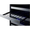 imageSummit Appliance ALWC532PNR 24 Inch Wide BuiltIn Wine Cellar ADA Compliant PanelReady Door Trim Panel Not Included Commercially Approved Factory Installed Lock RHD RightHand Door SwingPanel Ready