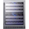 imageSummit Appliance ALWC532PNR 24 Inch Wide BuiltIn Wine Cellar ADA Compliant PanelReady Door Trim Panel Not Included Commercially Approved Factory Installed Lock RHD RightHand Door SwingStainless Steel