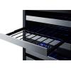 imageSummit Appliance ALWC532PNR 24 Inch Wide BuiltIn Wine Cellar ADA Compliant PanelReady Door Trim Panel Not Included Commercially Approved Factory Installed Lock RHD RightHand Door SwingStainless Steel