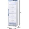 imageSummit Appliance ARG15PVLOCKER PharmaVac 15 CuFt Upright Glass Door Commercial Vaccine AllRefrigerator with Eight Interior Lockers Acces Port Lock and SilverIon Handle