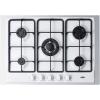 imageSummit Appliance GC527SSTK30 5Burner Gas Cooktop in Stainless Steel with Sealed Burners Cast Iron Grates Wok Stand and Stainless Steel Frame to Allow Installation in 30quot Wide Counter OpeningsWhite
