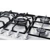 imageSummit Appliance GC527SSTK30 5Burner Gas Cooktop in Stainless Steel with Sealed Burners Cast Iron Grates Wok Stand and Stainless Steel Frame to Allow Installation in 30quot Wide Counter OpeningsWhite