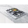 imageSummit Appliance GC527SSTK30 5Burner Gas Cooktop in Stainless Steel with Sealed Burners Cast Iron Grates Wok Stand and Stainless Steel Frame to Allow Installation in 30quot Wide Counter OpeningsStainless Steel