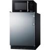 imageSummit Appliance MRF66BK2SSALHD MicrowaveRefrigeratorFreezer Combination with Allocator Includes CT66BK2SS Refrigeratorfreezer and SM903BSA1 Microwave 115VAC Cycle Defrost Onetouch Cooking