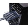 imageSummit Appliance REX2051BRT 20quot Wide Electric SmoothTop Range Oven Black Smooth Ceramic Glass Top Removable Backguard 4 Cooking Zones Pushtoturn Burner Knobs Waisthigh Broiler
