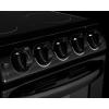 imageSummit Appliance REX2051BRT 20quot Wide Electric SmoothTop Range Oven Black Smooth Ceramic Glass Top Removable Backguard 4 Cooking Zones Pushtoturn Burner Knobs Waisthigh Broiler
