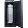 imageSummit Appliance SBC15NK Builtin 15quot Wide Commercially Listed Kegerator with Auto Defrost Digital Thermostat Stainless Steel Door Pro Style Handle Front Lock Black Cabinet and Sealed BackStainless Steel  Black