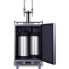 imageSummit Appliance SBC682PNRNCFTWIN Panel Ready 24quot Wide Builtin Nitro Coffee Kegerator Panel Not Included 56 cuft Interior Dispenses Nitro Coffee Dual Tap System Weatherproof DesignPanel Ready