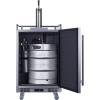 imageSummit Appliance SBC683OS 24quot Wide Builtin Outdoor Beer Kegerator 56 cuft Interior Weatherproof Automatic Defrost Digital Thermostat Tap Cool System Adjustable Shelves 4 CastersStainless Steel