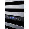 imageSummit Appliance SWCDAF24 24quot Wide Combination DualZone Wine Cellar and 2Drawer AllFreezer 34 cuft Refrigerator Capacity Up to 46 Bottles Wine Cellar Digital Control Both UnitsStainless Steel