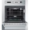 imageSummit Appliance TEM755BKW 24quot Wide 115V Electric Wall Oven in Stainless Steel Professional Towel Bar Handles Adjustable Oven Racks Broiler Function Dial Controls 35quotH x 24quotW x 245quotD