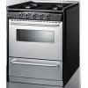 imageSummit Appliance TNM2107BRW 30quot Wide Slidein Style Gas Range in Stainless Steel with Open Burners Oven Window Adjustable Oven Racks Broiler Pan and Electronic IgnitionStainless Steel