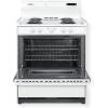 imageSummit Appliance WEM230KW 30quot Wide Electric Coil Top Range White Upfront Controls 4 Coil Elements Pushtoturn Knobs Indicator Lights 37 cuft Oven Digital Clock and Timer Cord Not Included