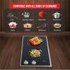 imageSummit CR2B12ST 12quot Wide 115V 2Burner Radiant Cooktop Black Ceramic Glass 1400W ADA Compliant Safety Heat Indicator Easy to Clean Cord Included Hotel Suites Extended Stay Apartments HouseBlack