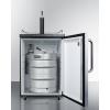imageSummit SBC635MDPL Beer Dispenser Silver With Diamond PlateSilver With Diamond Plate