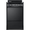 imageSummit TEM110C 20quotquot Freestanding Electric Range with 4 Coil Elements 246 cu ft Oven Capacity Chrome Drip Pans Storage Drawer Indicator Lights in Black