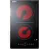 imageSummit 12 2Burner Radiant Cooktop Black Ceramic Glass 115V ADA Compliant CRH2BT30115115V