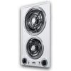 imageSummit 12quot 2 Burner Electric Cooktop 230V Radiant Cooktop Coil Elements Made in the USA White CCE225WHWhite