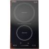 imageSummit 12quot Induction Cooktop 2 Cooking Zones 115V Electric Cooktop ADA Compliant Design Black SINC2B1152Burner