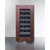 imageSummit 15 Wine Cellar Builtin Wine Cellar Shallow 18 Depth 18 Bottle Capacity Stainless Steel SDHW1532Panel Ready