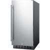 imageSummit 15quot Refrigerator BuiltIn Undercounter Fridge 254 cuft Capacity ADA Compliant Stainless Steel  ALR15BSSBlack  Stainless Steel