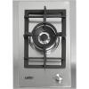 imageSummit 15quot Single Burner Gas Cooktop Cast Iron Grate Stainless Steel with Trim Kit GCJ1SSTK15Natural Gas