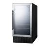 imageSummit 18 Built In Beverage Center 27 cuft Capacity Stainless Steel ampamp Glass SCR1841B
