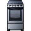 imageSummit 20 Electric Range 23 cuftCapacity Oven Smooth Top 220V 4 Burner Range REX2071SSRT