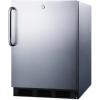imageSummit 24 Refrigerator Builtin ADA Compliant Outdoor Refrigerator 55 cuft Capacity Stainless Steel SPR7BOSSTADASilver