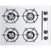 imageSummit 24quot 4Burner Gas Cooktop Open Burners Electric Ignition 115V3 Gas Cooktop Made in the USA White WNL033White