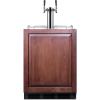 imageSummit 24quot Cold Brew Kegerator Dual Tap Kit ADA Compliant Stainless Steel SBC58BLBIADACFTWINPanel Ready