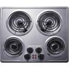 imageSummit 24quot Electric Cooktop 4 Burners 208240V Coil Cooktop ADA Compliant Stainless Steel CR4SS2424Inch