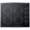 imageSummit 24quot Electric Cooktop 4 Burners 230V Radiant Cooktop Black CR424BLBlack