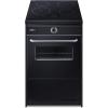 imageSummit 24quot Induction Range 292 cu ft Oven 4 Elements ADA Compliant Design White  WEM665WBlack