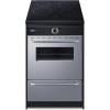 imageSummit 24quot Induction Range 292 cu ft Oven 4 Elements ADA Compliant Design White  WEM665WStainless Steel