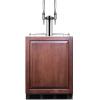 imageSummit 24quot Nitro Cold Brew Kegerator Dual Stour Style Tap Kit ADA Compliant Panel Ready  SBC58BLBIADAIFNCFTWIN Panel Is Not IncludedPanel Ready