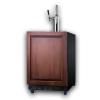 imageSummit 24quot Nitro Cold BrewCold Brew Kegerator Combination Dual Tap Kit Panel Ready SBC7BRSIFCM2 Panel is Not Included