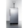 imageSummit 24quot Outdoor Wine Kegerator ADACompliant Stainless Steel  SBC54OSBIADAWKDTWIN