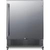 imageSummit 27 Refrigerator Builtin Outdoor Refrigerator 498 cuft Capacity Mobile Fridge Stainless Steel FF27BSSCASStainless steelBlack